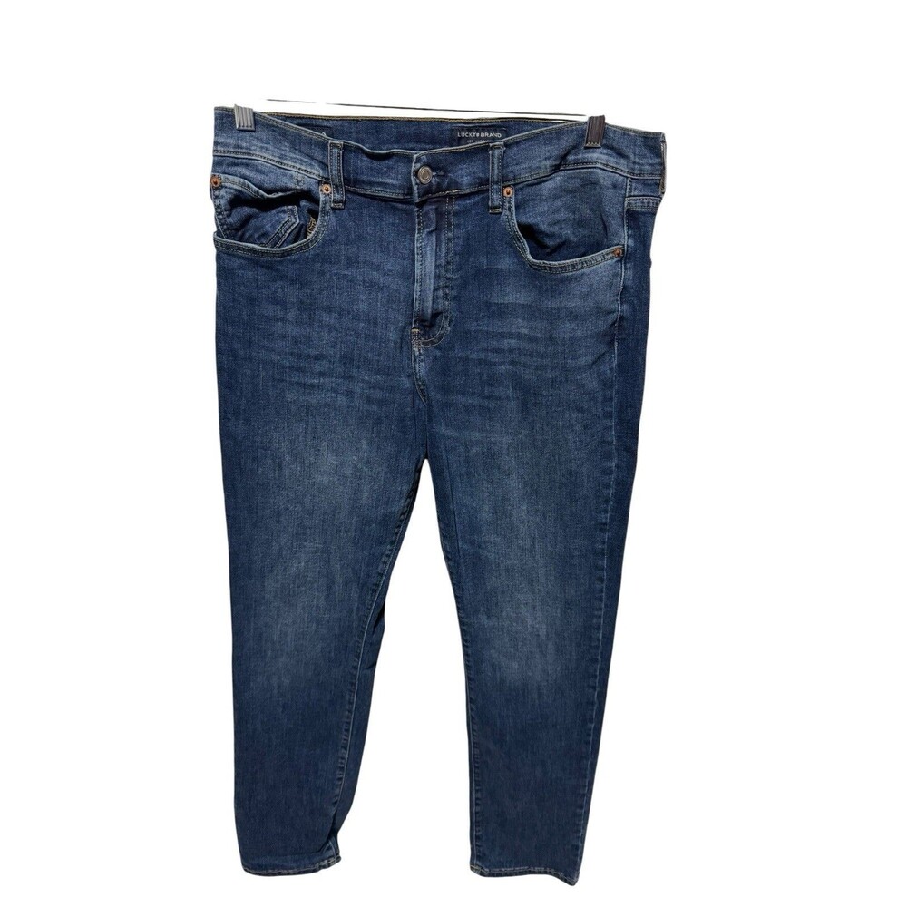 Lucky Brand Men's 410 Athletic Straight Fit Jeans Blue, 34x34